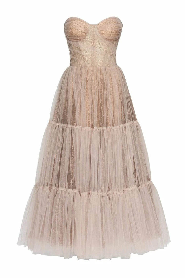 Milla Jane Sparkly Strapless Party Tulle Dress COLLECTIONS 4 Milla Jane Sparkly Strapless Party Tulle Dress COLLECTIONS
