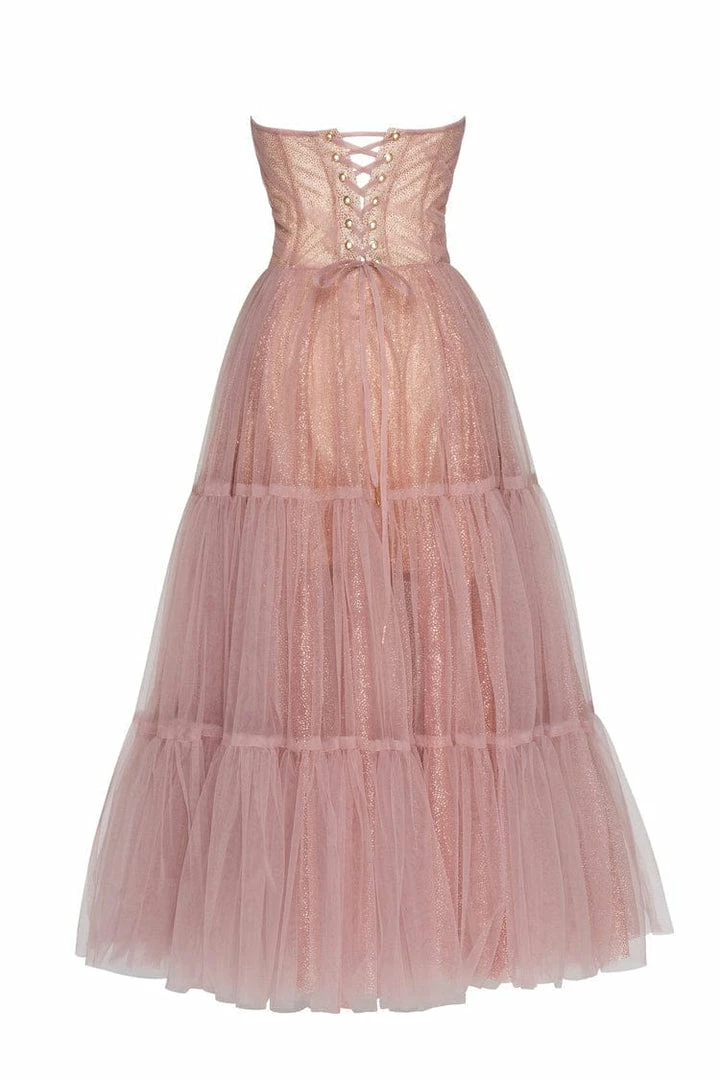 Milla Jane Sparkly Strapless Party Tulle Dress COLLECTIONS 10 Milla Jane Sparkly Strapless Party Tulle Dress COLLECTIONS