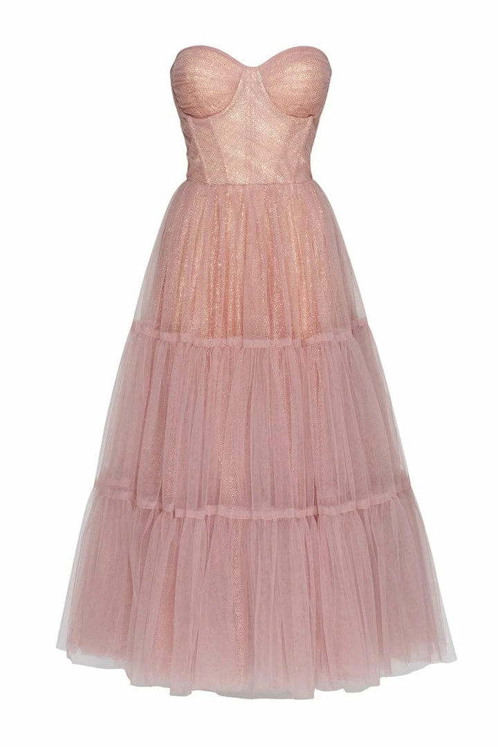 Milla Jane Sparkly Strapless Party Tulle Dress COLLECTIONS 8 Milla Jane Sparkly Strapless Party Tulle Dress COLLECTIONS