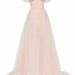 Milla COLLECTIONS Long Off-the-shoulder Neckline Maxi Dress