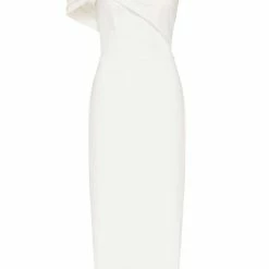 Milla Classy Midi Dress With Open Neckline COLLECTIONS