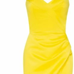 Milla Strapless Evening Gown With Thigh Slit 85 Milla Strapless Evening Gown With Thigh Slit