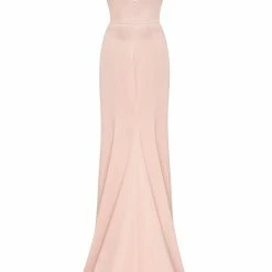 Milla Strapped Gown With Sexy Thigh Side Slit 41 Milla Strapped Gown With Sexy Thigh Side Slit