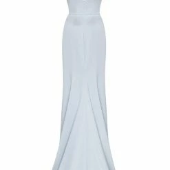 Milla Strapped Gown With Sexy Thigh Side Slit 36 Milla Strapped Gown With Sexy Thigh Side Slit