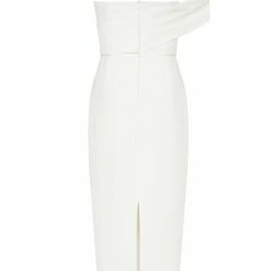 Milla Classy Midi Dress With Open Neckline COLLECTIONS