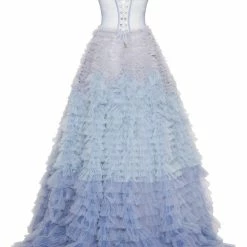 Milla Strapless Frill-Layered Fluffy Dress COLLECTIONS