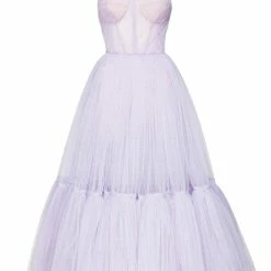 Milla Lavender One-Shoulder Cocktail Tulle Dress COLLECTIONS