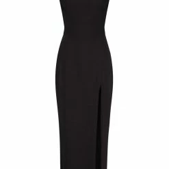 Milla COLLECTIONS Mock Neck Sleeveless Bodycon Dress