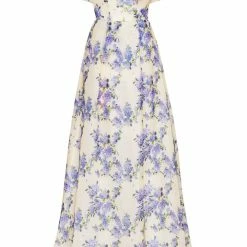 Milla COLLECTIONS Chic Off-the-shoulder Floral Maxi Dress 29 Milla COLLECTIONS Chic Off-the-shoulder Floral Maxi Dress
