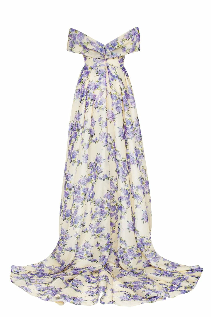 Milla COLLECTIONS Chic Off-the-shoulder Floral Maxi Dress 11 Milla COLLECTIONS Chic Off-the-shoulder Floral Maxi Dress
