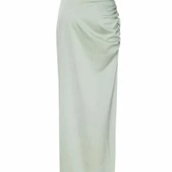 Milla Drawstring Ruched Midi Skirt COLLECTIONS