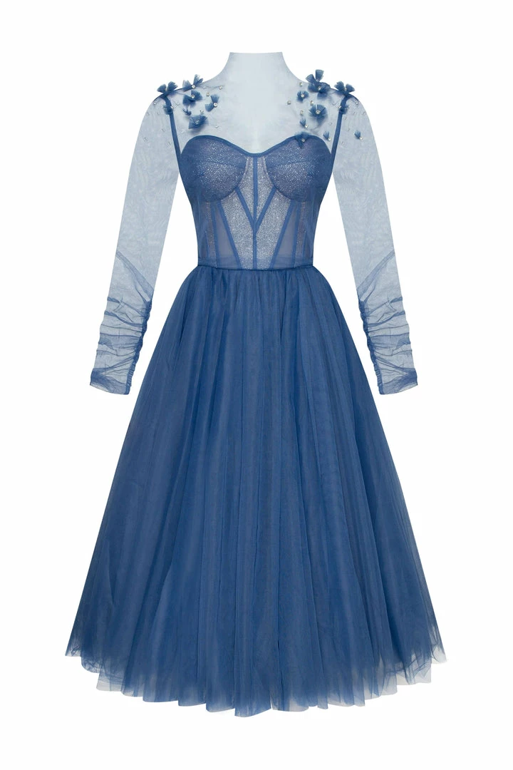 Milla Dreamy Strapless Tulle Dress COLLECTIONS 8 Milla Dreamy Strapless Tulle Dress COLLECTIONS