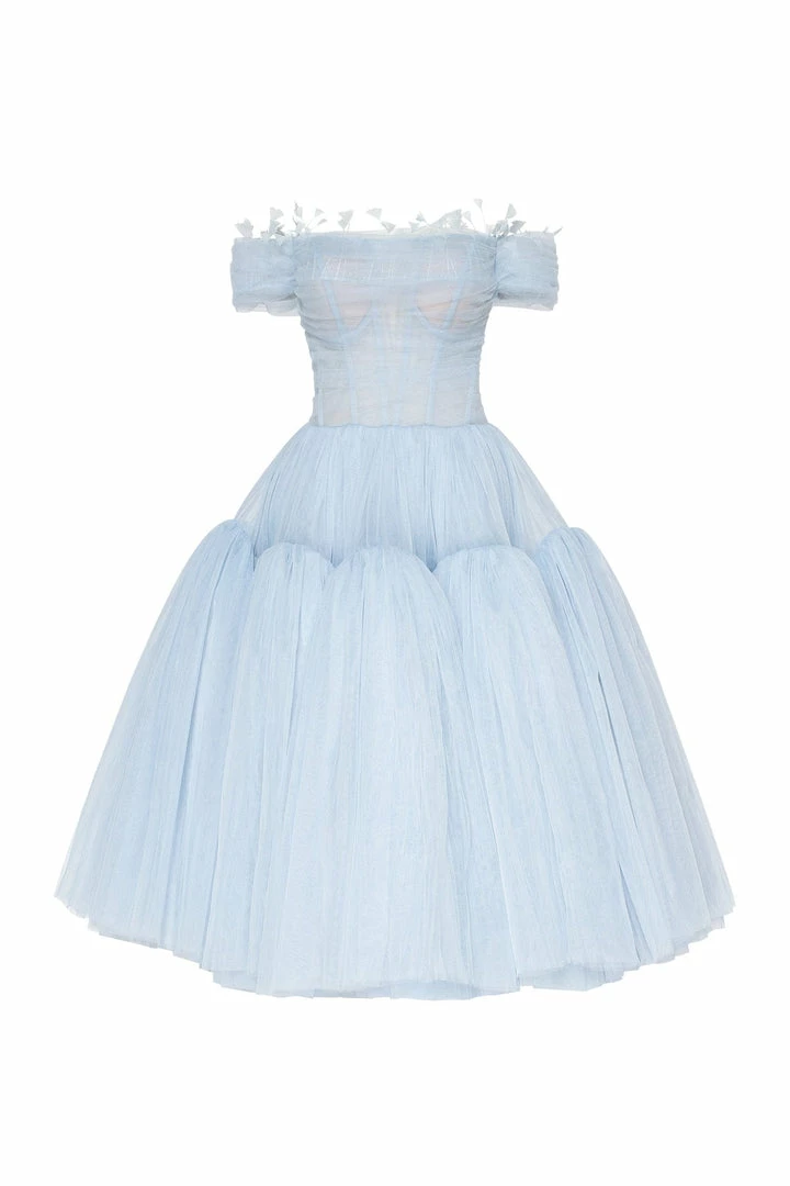 Milla Cinderella Off-the-shoulder Midi Dress COLLECTIONS 5 Milla Cinderella Off-the-shoulder Midi Dress COLLECTIONS