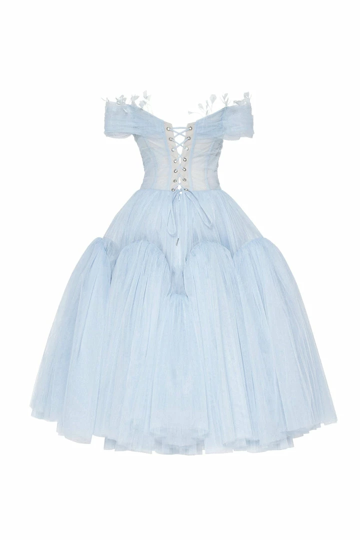 Milla Cinderella Off-the-shoulder Midi Dress COLLECTIONS 7 Milla Cinderella Off-the-shoulder Midi Dress COLLECTIONS