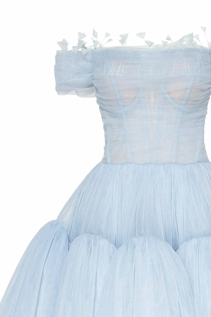 Milla Cinderella Off-the-shoulder Midi Dress COLLECTIONS 8 Milla Cinderella Off-the-shoulder Midi Dress COLLECTIONS