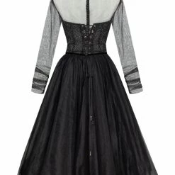 Milla COLLECTIONS Party Tulle Dress With Semi-transparent Corset