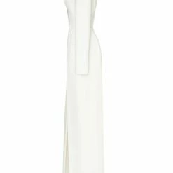 Milla Long-sleeved Dress With Sharp Shoulder Cut