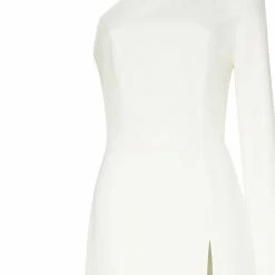 Milla Long-sleeved Dress With Sharp Shoulder Cut