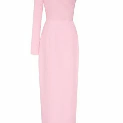 Milla Long-sleeved Dress With Sharp Shoulder Cut