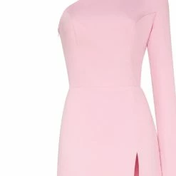 Milla Long-sleeved Dress With Sharp Shoulder Cut