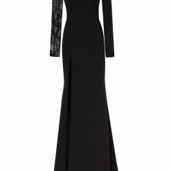 Milla Trumpet Gown With Detachable Sleeve COLLECTIONS