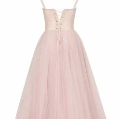 Milla Tie Shoulder Midi Tulle Dress