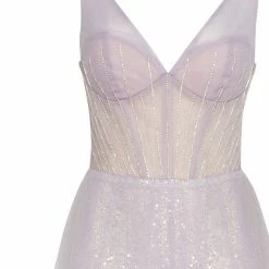 Milla Tender Sparkling Tulle Dress With The Long Ruffle Skirt COLLECTIONS