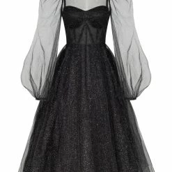 Milla COLLECTIONS Combination Sparkly Tulle Dress