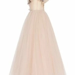 Milla Off-the-shoulder Midi Gown With The Tender Embellishment COLLECTIONS 12 Milla Off-the-shoulder Midi Gown With The Tender Embellishment COLLECTIONS