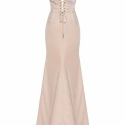Milla Epic Off-the-shoulder Thigh Slit Maxi Dress