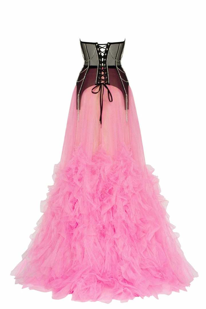 Milla Neon Maxi Skirt With Puffy Ruffles COLLECTIONS 11 Milla Neon Maxi Skirt With Puffy Ruffles COLLECTIONS