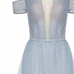 Milla Long Off-the-shoulder Prom Dress With Inner Skirt COLLECTIONS