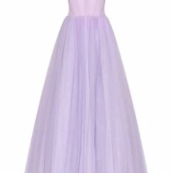 Milla COLLECTIONS Tulle Maxi Dress With A Corset Bustier