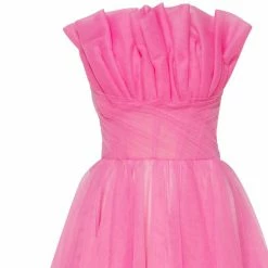 Milla Chic Evening Sleeveless Dress With The Frill Neckline COLLECTIONS 27 Milla Chic Evening Sleeveless Dress With The Frill Neckline COLLECTIONS