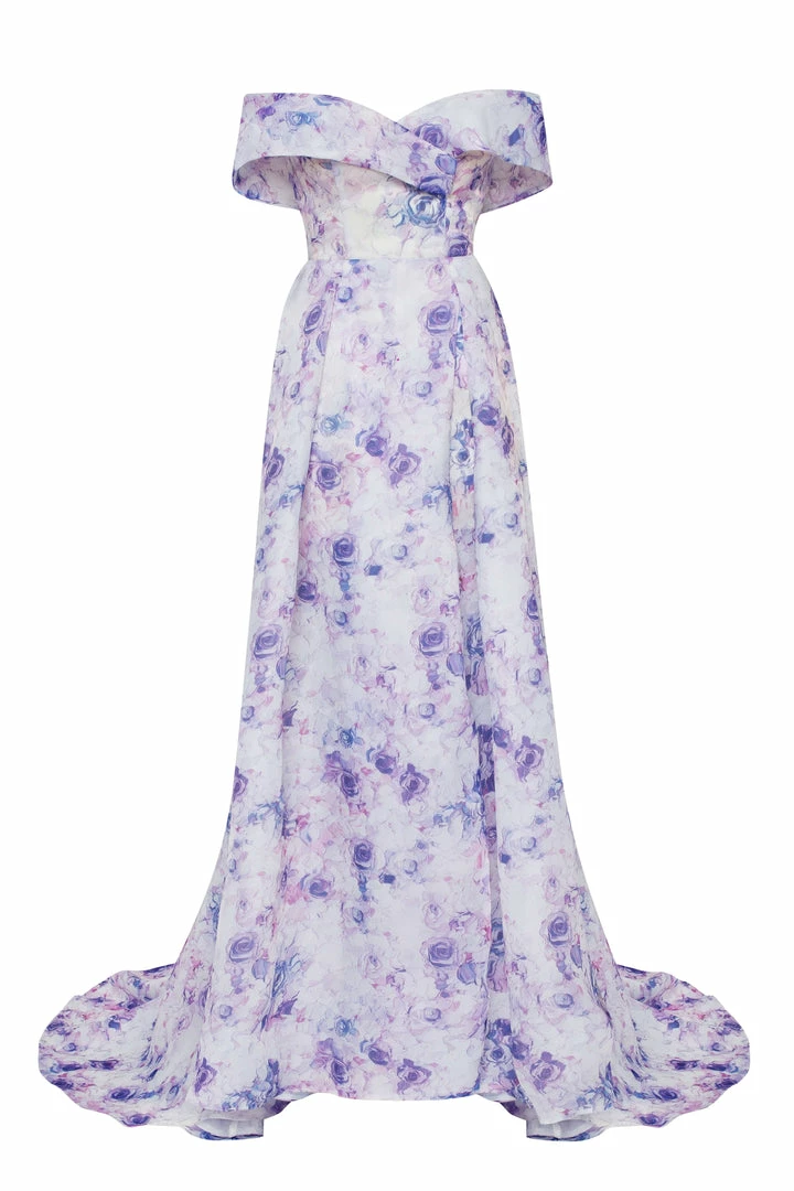 Milla COLLECTIONS Chic Off-the-shoulder Floral Maxi Dress 15 Milla COLLECTIONS Chic Off-the-shoulder Floral Maxi Dress