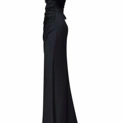 Milla Epic Off-the-shoulder Thigh Slit Maxi Dress