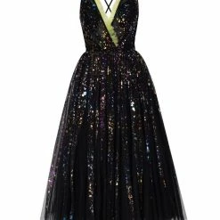 Milla COLLECTIONS Exotic Midi Dress With The Criss-cross Back