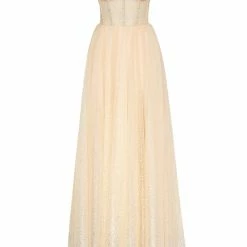 Milla Gittery Strapless Maxi Dress