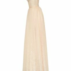 Milla Gittery Strapless Maxi Dress