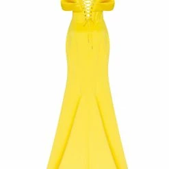 Milla Princess Strapless Gown With Thigh Slit