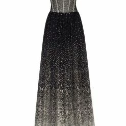 Milla Gittery Strapless Maxi Dress