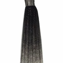 Milla Gittery Strapless Maxi Dress