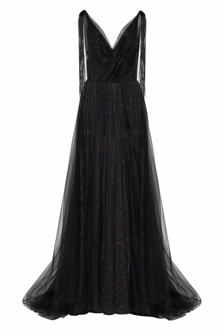 Milla COLLECTIONS V-Neck Transparent Maxi Dress 4 Milla COLLECTIONS V-Neck Transparent Maxi Dress