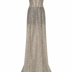 Milla Royal Fitted Evening Gown With The High Slit COLLECTIONS