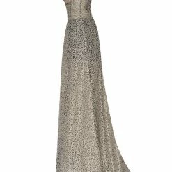 Milla Royal Fitted Evening Gown With The High Slit COLLECTIONS