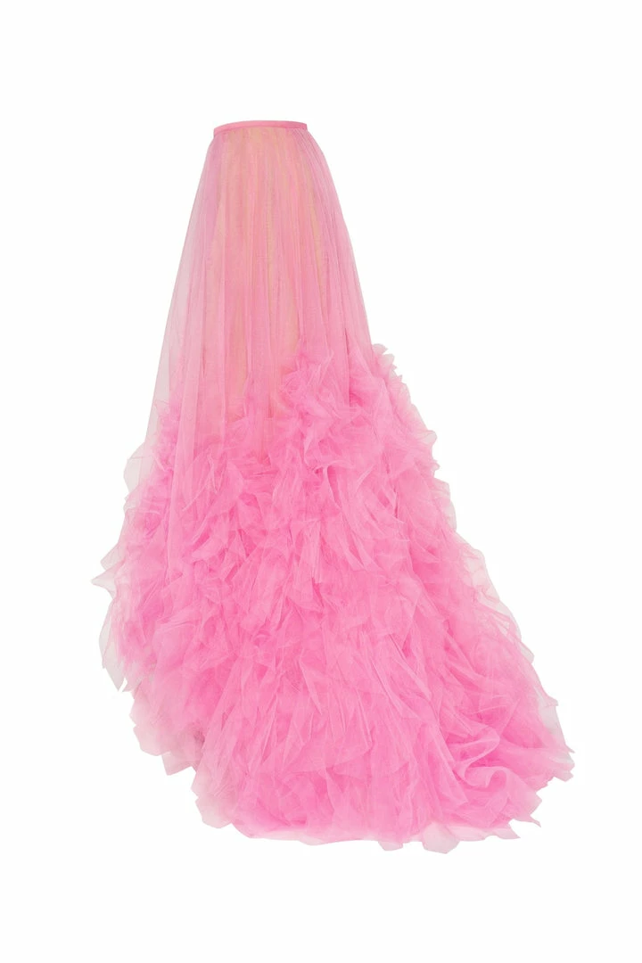 Milla Neon Maxi Skirt With Puffy Ruffles COLLECTIONS 6 Milla Neon Maxi Skirt With Puffy Ruffles COLLECTIONS