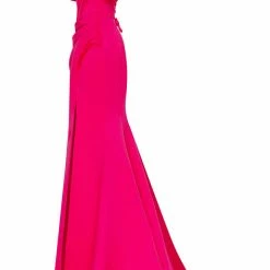 Milla Princess Strapless Gown With Thigh Slit