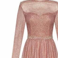 Milla COLLECTIONS Long-sleeve Maxi Dress Decorated With Shiny Rhinestones 25 Milla COLLECTIONS Long-sleeve Maxi Dress Decorated With Shiny Rhinestones