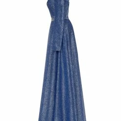 Milla COLLECTIONS Long-sleeve Maxi Dress Decorated With Shiny Rhinestones 17 Milla COLLECTIONS Long-sleeve Maxi Dress Decorated With Shiny Rhinestones