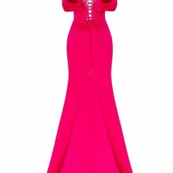 Milla Princess Strapless Gown With Thigh Slit